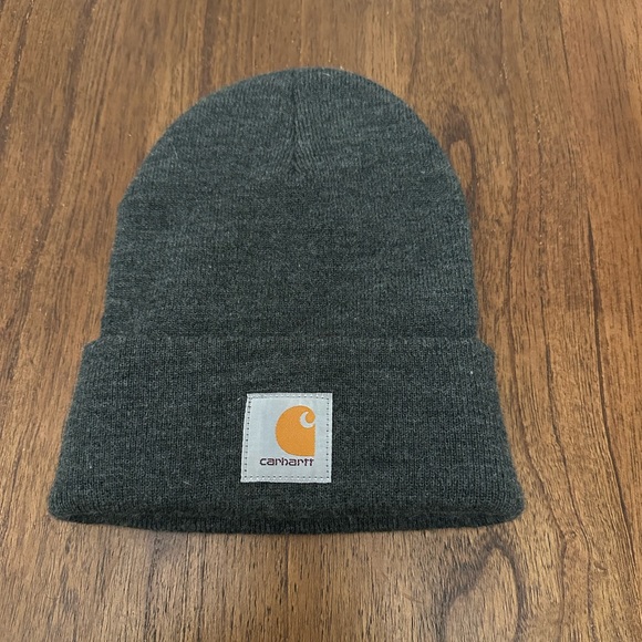 Carhartt Acrylic Knit Beanie - Charcoal - Picture 1 of 4
